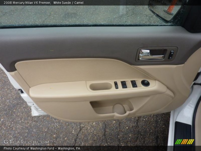 White Suede / Camel 2008 Mercury Milan V6 Premier