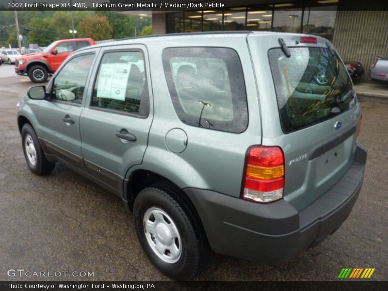 Titanium Green Metallic / Medium/Dark Pebble 2007 Ford Escape XLS 4WD