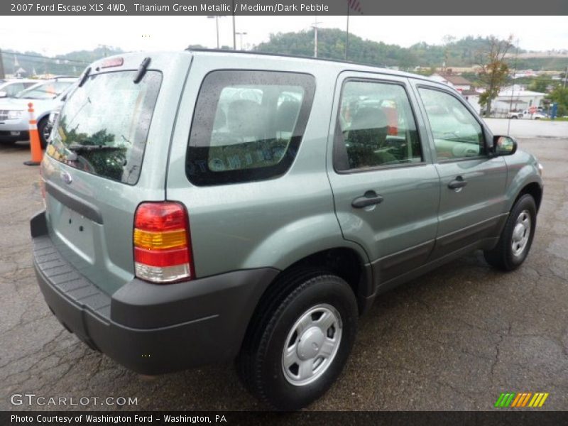 Titanium Green Metallic / Medium/Dark Pebble 2007 Ford Escape XLS 4WD