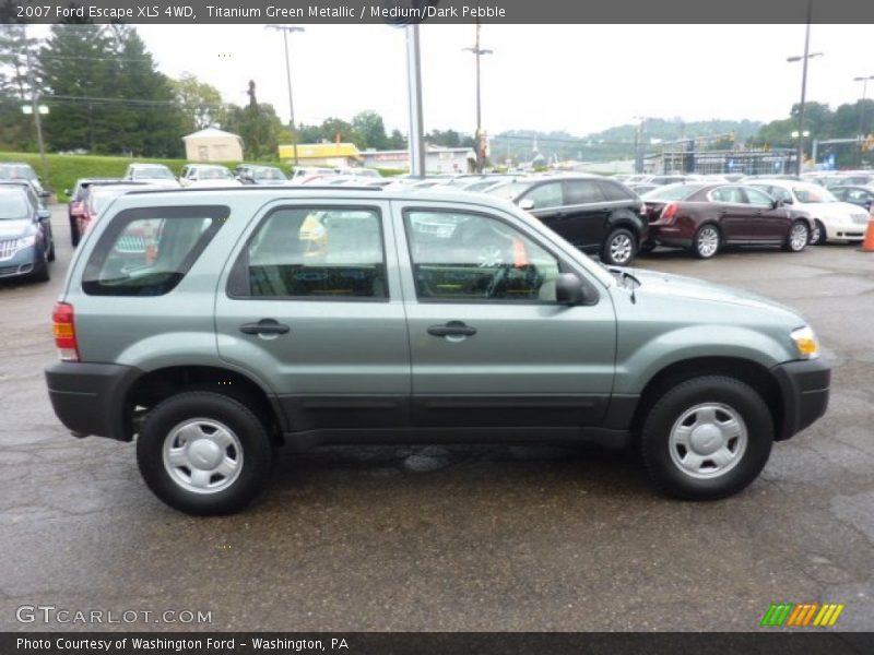 Titanium Green Metallic / Medium/Dark Pebble 2007 Ford Escape XLS 4WD