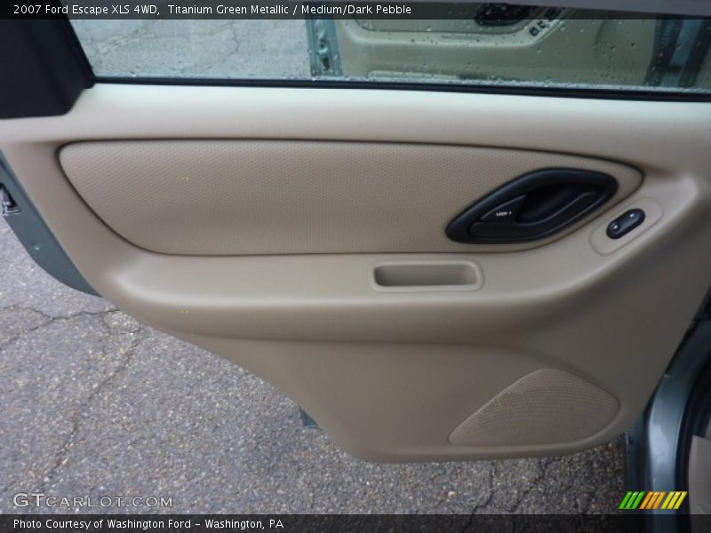 Titanium Green Metallic / Medium/Dark Pebble 2007 Ford Escape XLS 4WD