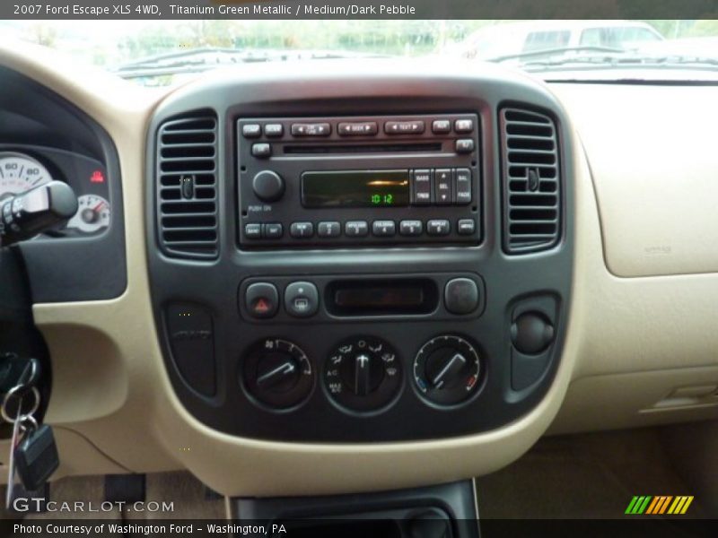 Titanium Green Metallic / Medium/Dark Pebble 2007 Ford Escape XLS 4WD