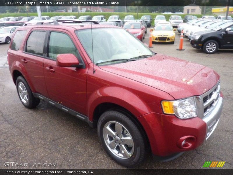 Toreador Red Metallic / Camel 2012 Ford Escape Limited V6 4WD