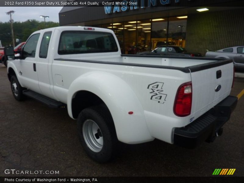 Oxford White / Steel 2012 Ford F350 Super Duty XL SuperCab 4x4 Dually