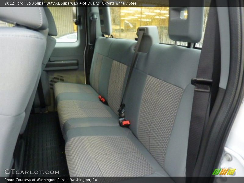  2012 F350 Super Duty XL SuperCab 4x4 Dually Steel Interior