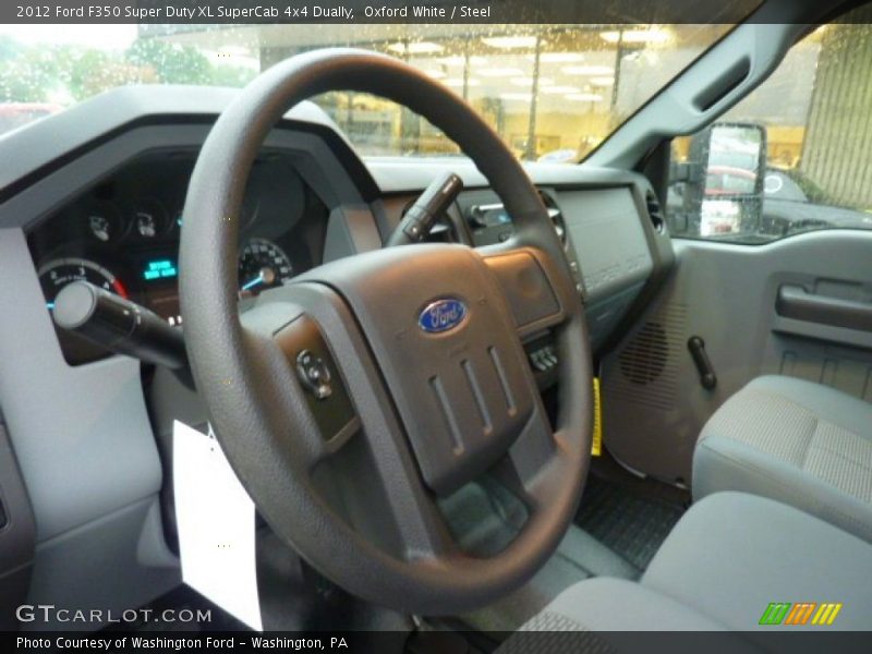  2012 F350 Super Duty XL SuperCab 4x4 Dually Steering Wheel