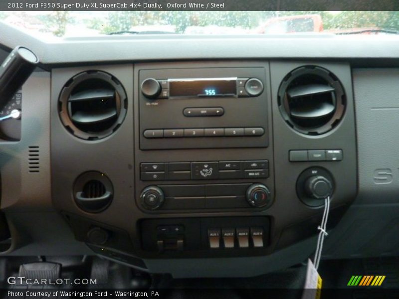 Controls of 2012 F350 Super Duty XL SuperCab 4x4 Dually