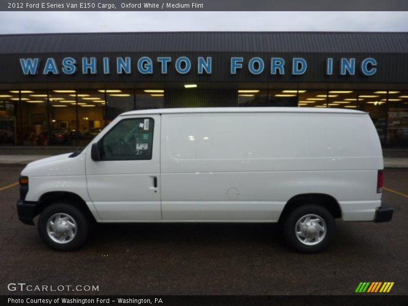Oxford White / Medium Flint 2012 Ford E Series Van E150 Cargo