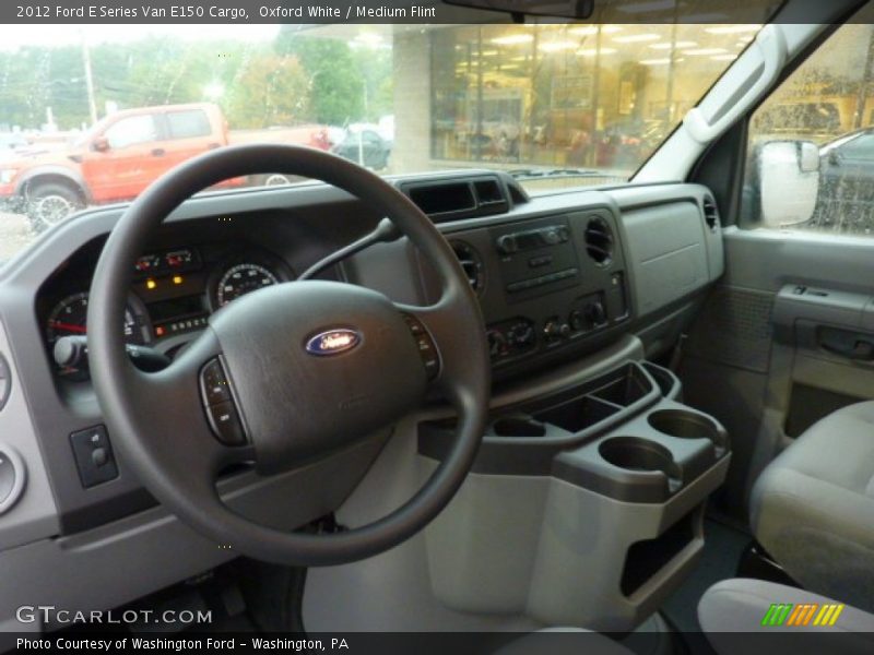 Oxford White / Medium Flint 2012 Ford E Series Van E150 Cargo