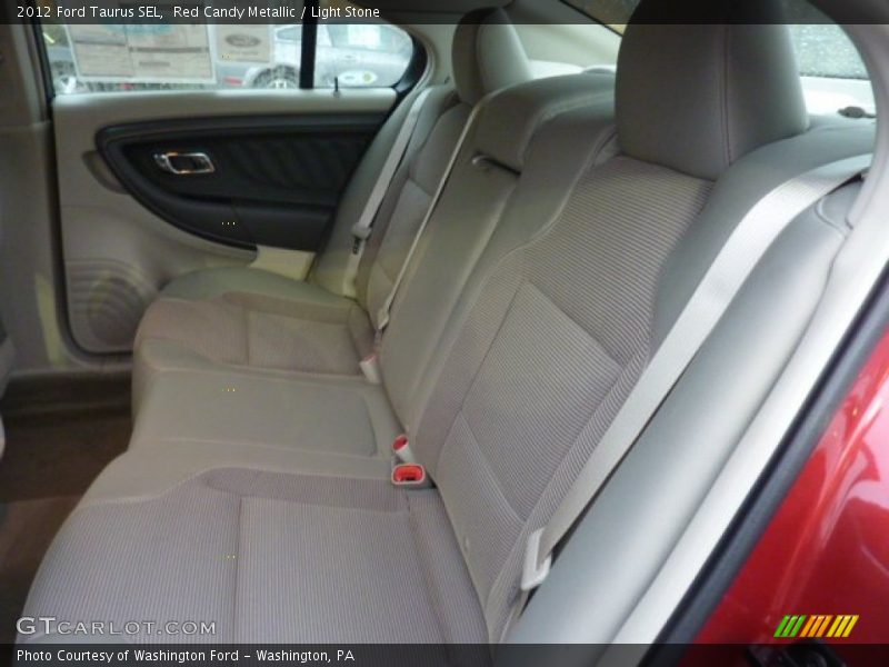 Red Candy Metallic / Light Stone 2012 Ford Taurus SEL