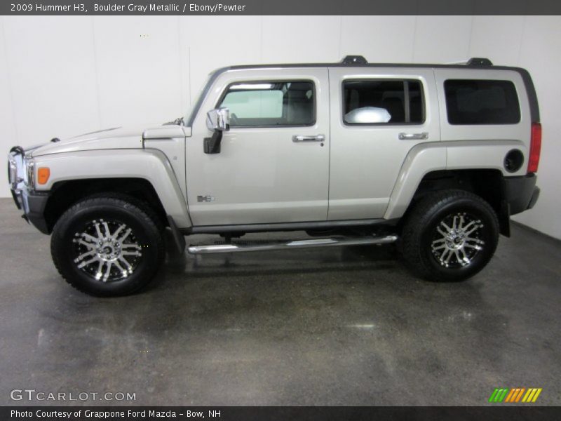 Boulder Gray Metallic / Ebony/Pewter 2009 Hummer H3