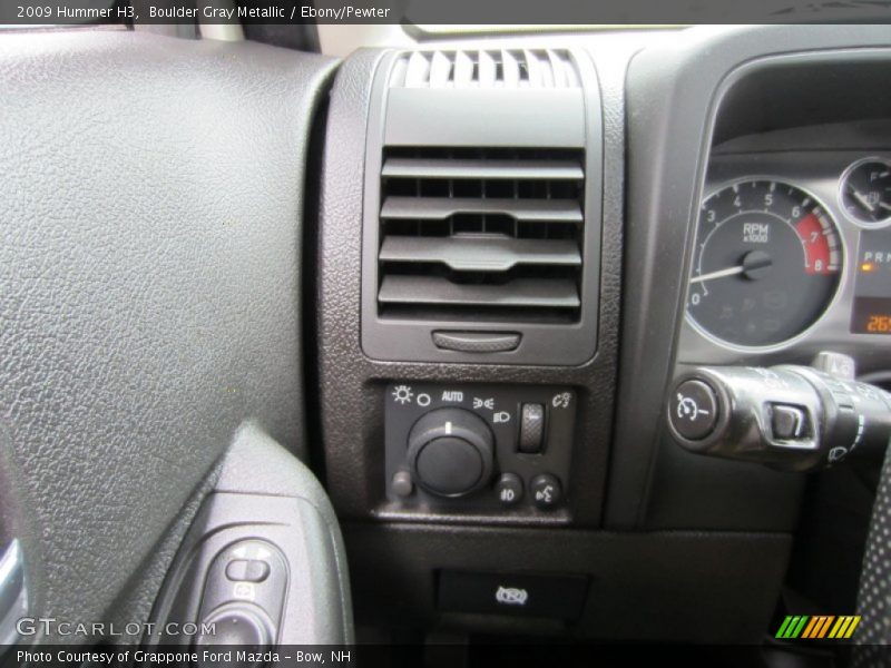 Boulder Gray Metallic / Ebony/Pewter 2009 Hummer H3