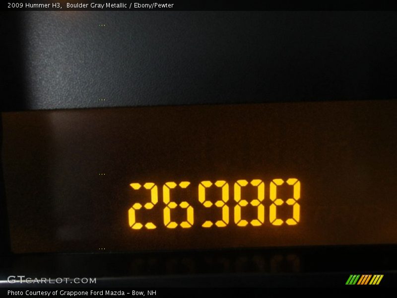 Boulder Gray Metallic / Ebony/Pewter 2009 Hummer H3