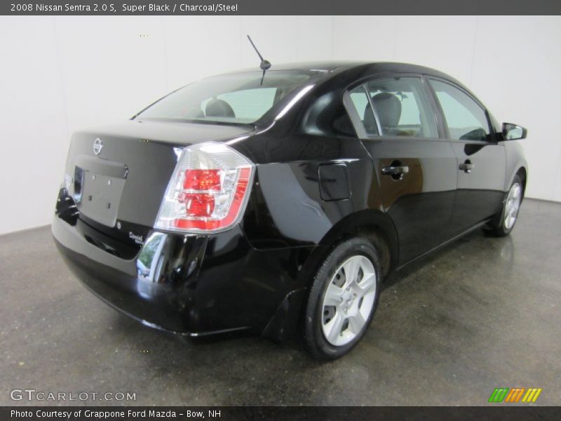 Super Black / Charcoal/Steel 2008 Nissan Sentra 2.0 S
