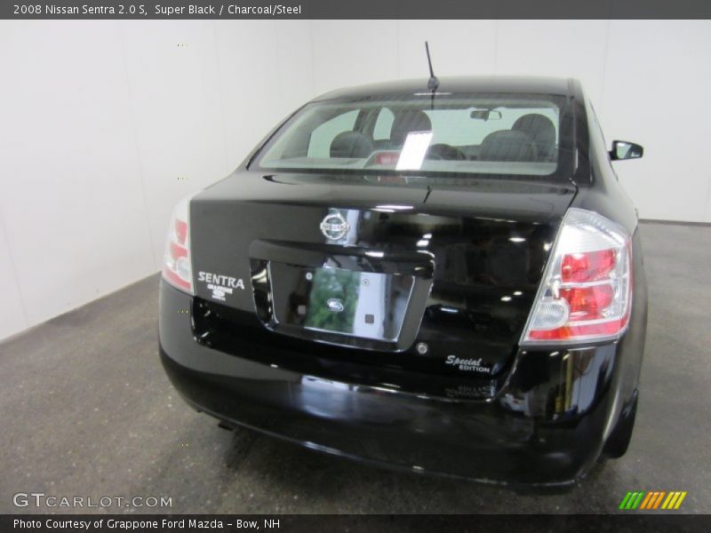 Super Black / Charcoal/Steel 2008 Nissan Sentra 2.0 S