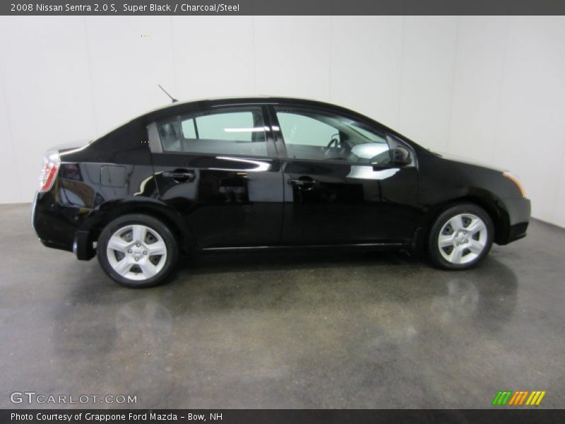 Super Black / Charcoal/Steel 2008 Nissan Sentra 2.0 S