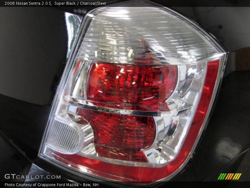 Super Black / Charcoal/Steel 2008 Nissan Sentra 2.0 S