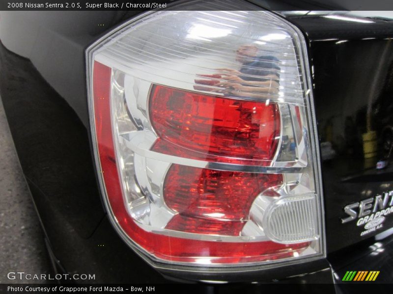 Super Black / Charcoal/Steel 2008 Nissan Sentra 2.0 S