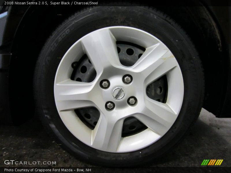 Super Black / Charcoal/Steel 2008 Nissan Sentra 2.0 S