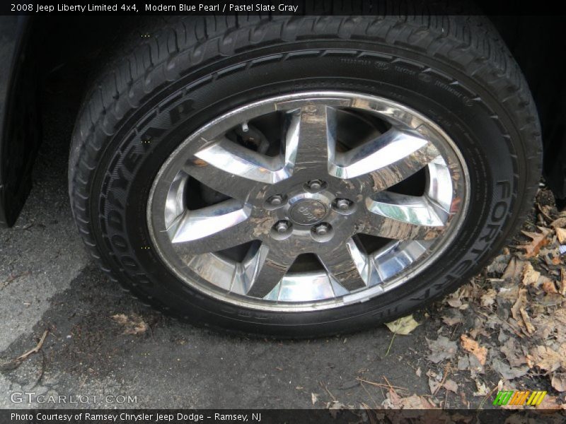 Modern Blue Pearl / Pastel Slate Gray 2008 Jeep Liberty Limited 4x4