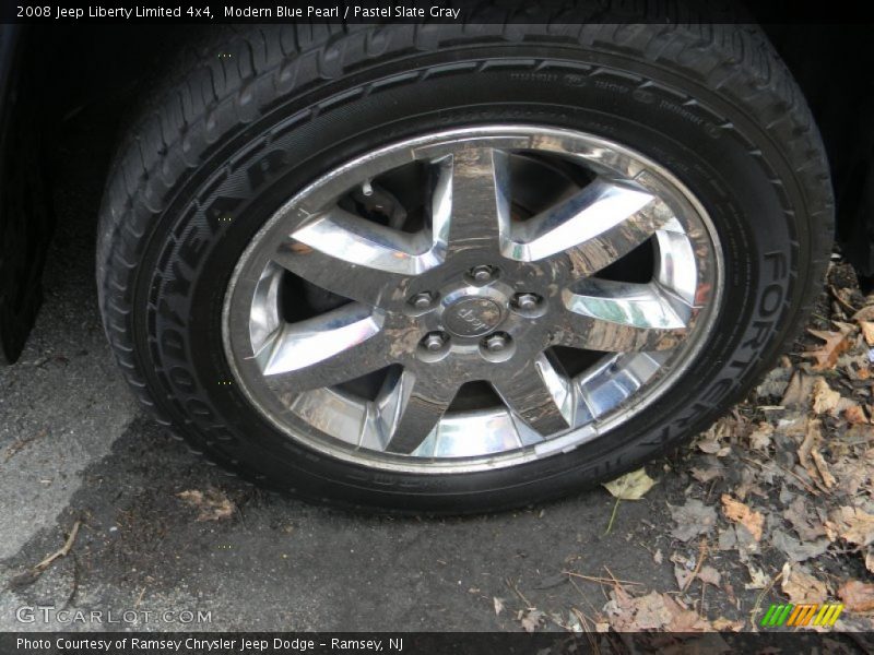 Modern Blue Pearl / Pastel Slate Gray 2008 Jeep Liberty Limited 4x4