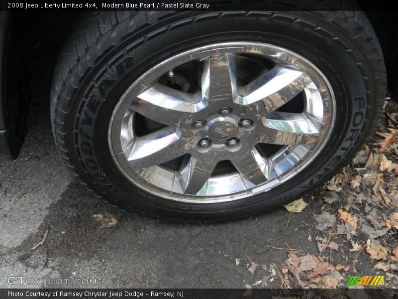 Modern Blue Pearl / Pastel Slate Gray 2008 Jeep Liberty Limited 4x4