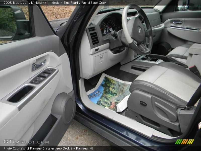 Modern Blue Pearl / Pastel Slate Gray 2008 Jeep Liberty Limited 4x4