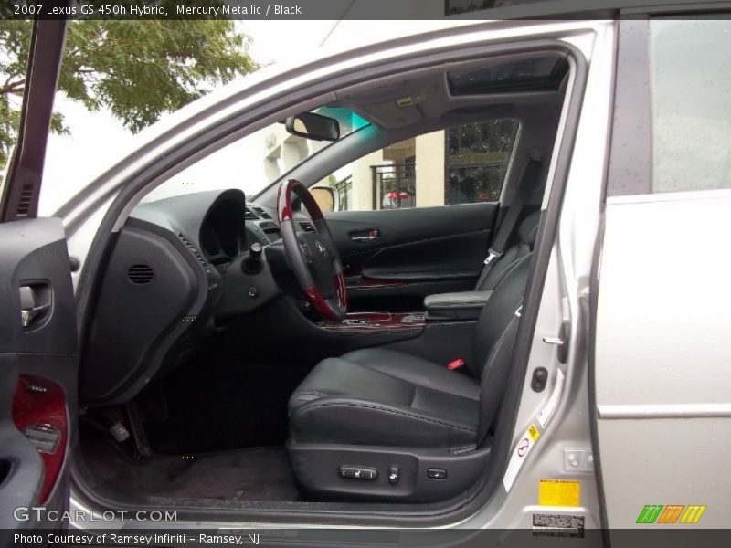  2007 GS 450h Hybrid Black Interior