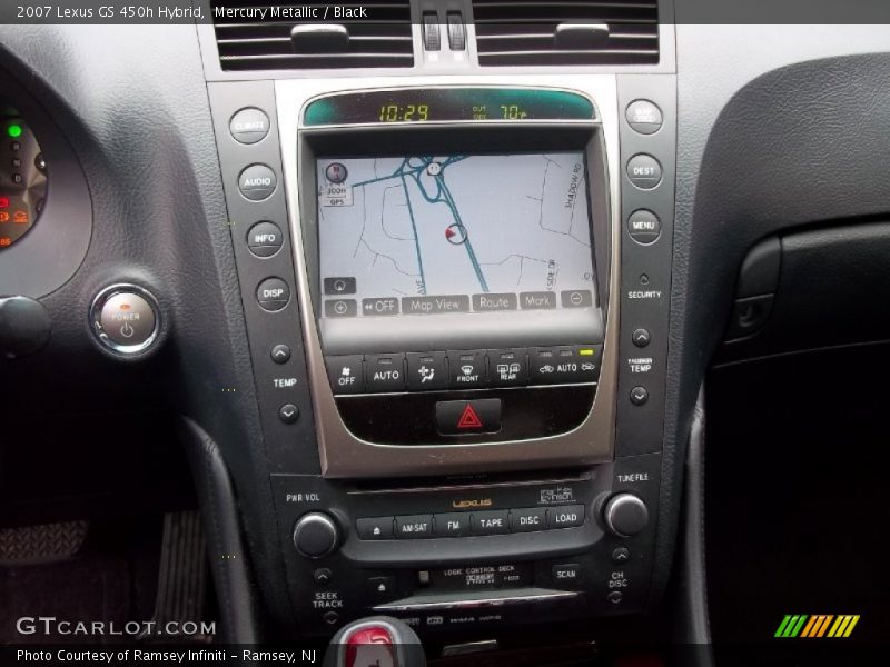 Navigation of 2007 GS 450h Hybrid