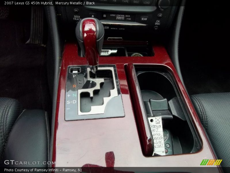 Mercury Metallic / Black 2007 Lexus GS 450h Hybrid