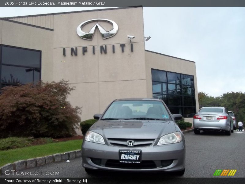 Magnesium Metallic / Gray 2005 Honda Civic LX Sedan