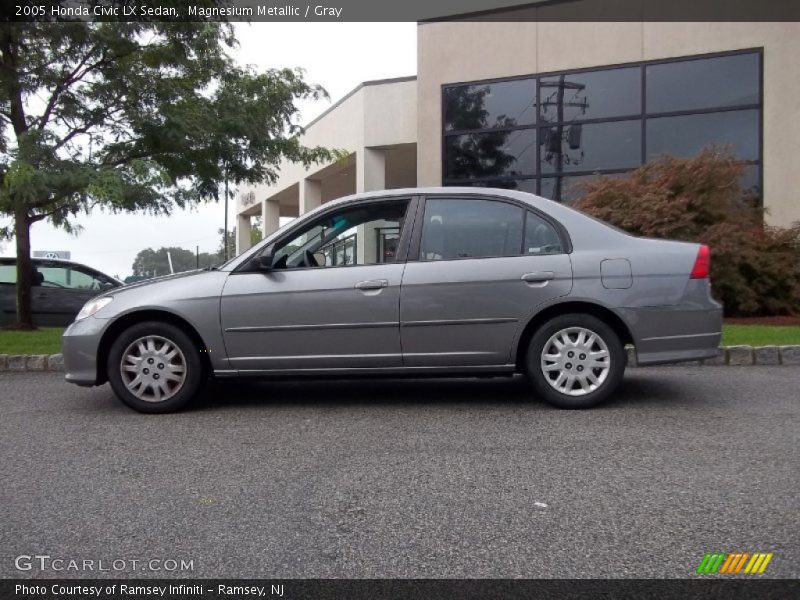 Magnesium Metallic / Gray 2005 Honda Civic LX Sedan