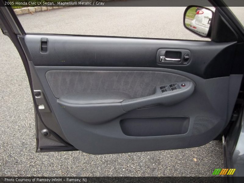 Magnesium Metallic / Gray 2005 Honda Civic LX Sedan