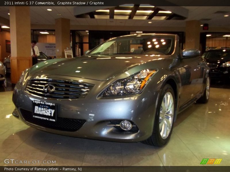 Graphite Shadow / Graphite 2011 Infiniti G 37 Convertible