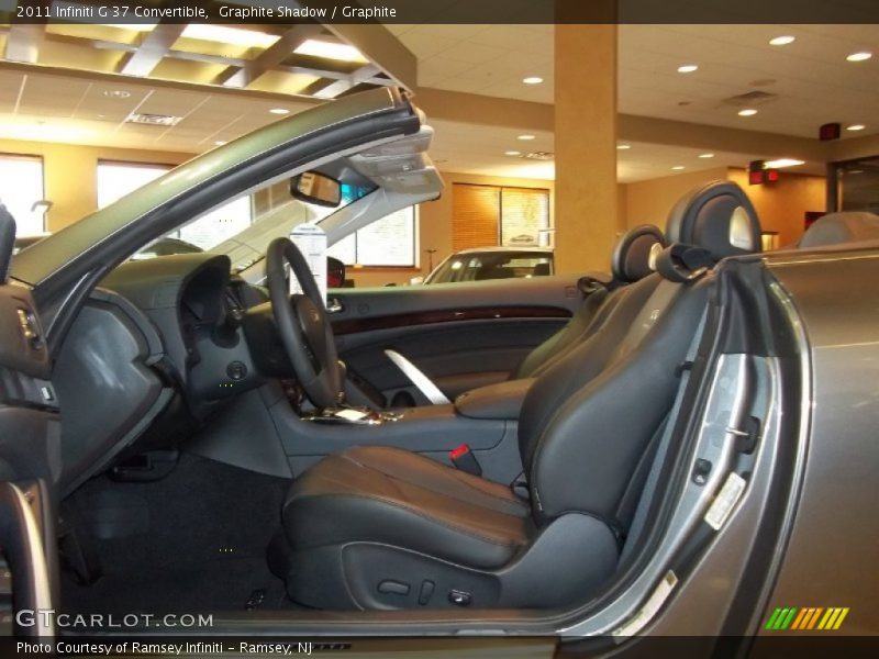 Graphite Shadow / Graphite 2011 Infiniti G 37 Convertible