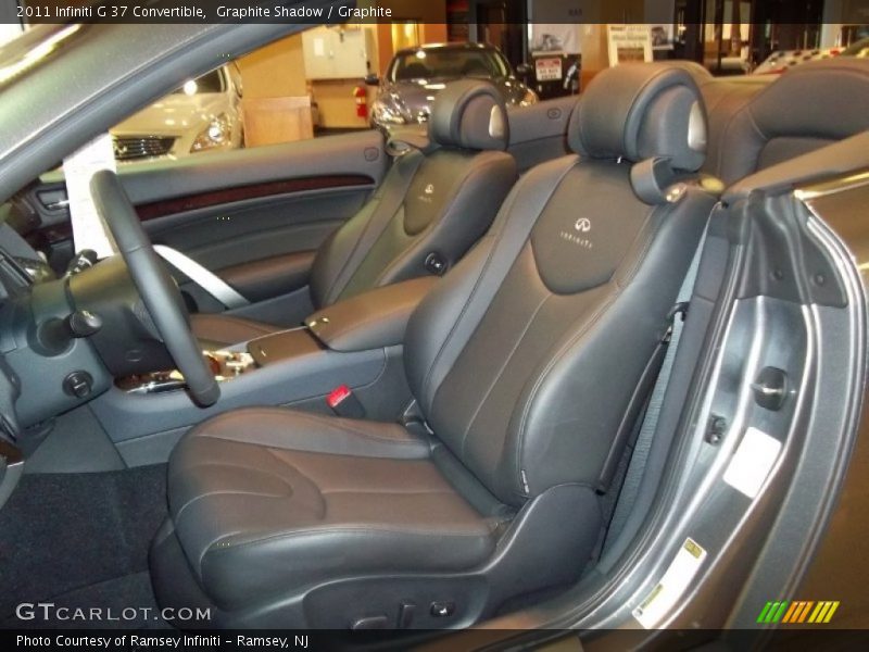  2011 G 37 Convertible Graphite Interior