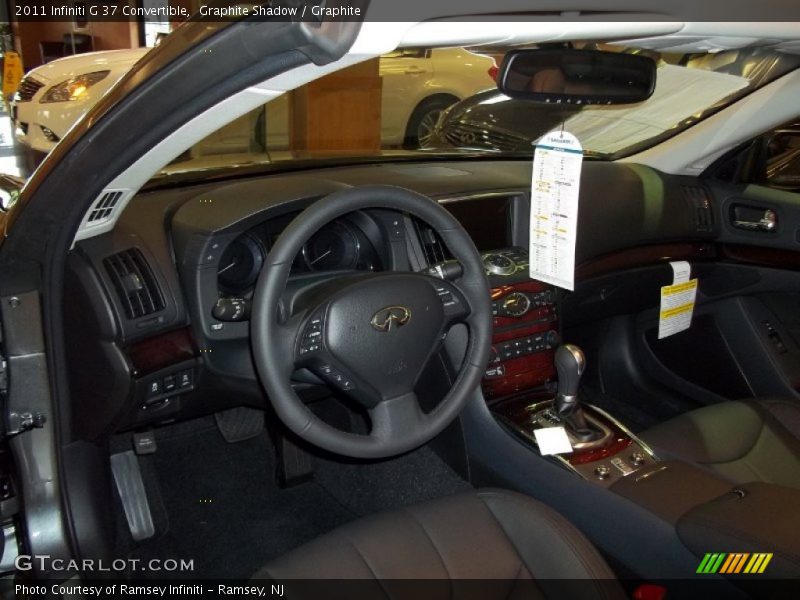 Dashboard of 2011 G 37 Convertible
