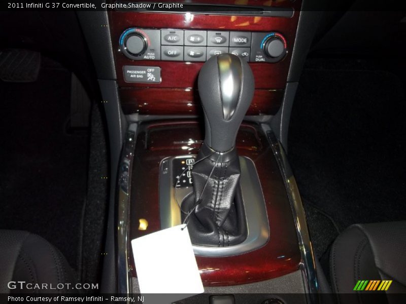  2011 G 37 Convertible 7 Speed ASC Automatic Shifter