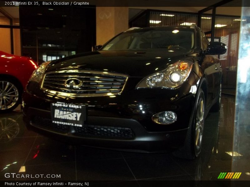 Black Obsidian / Graphite 2011 Infiniti EX 35