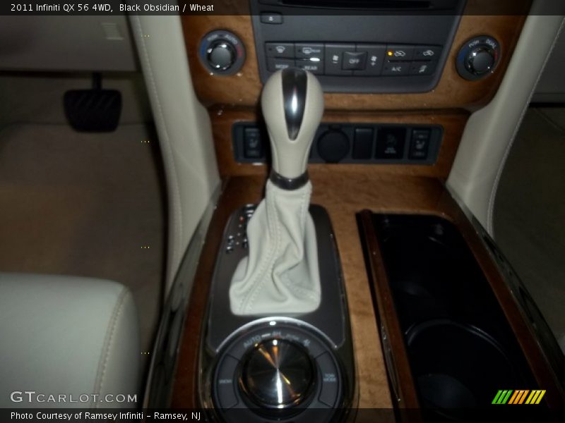 Black Obsidian / Wheat 2011 Infiniti QX 56 4WD