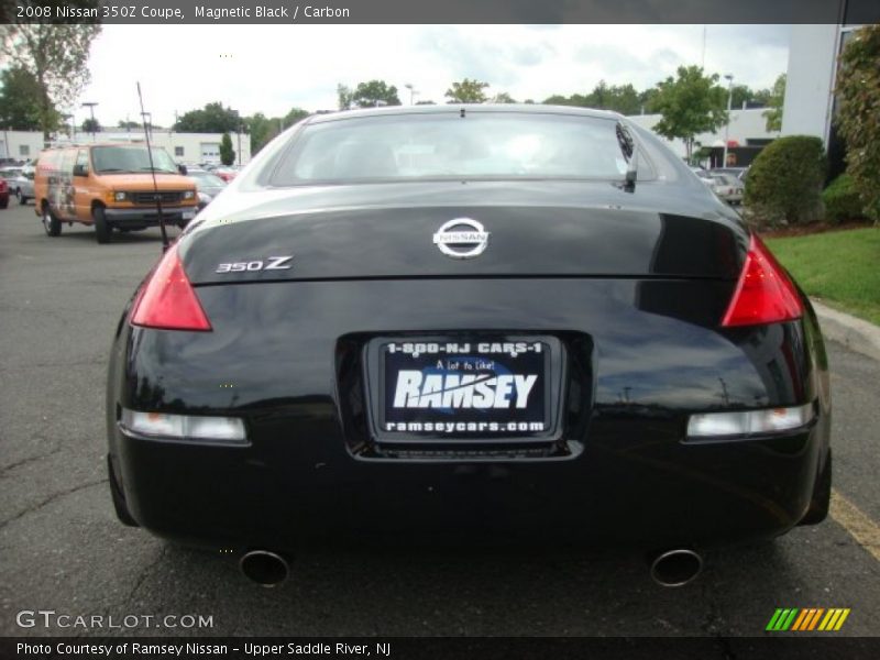 Magnetic Black / Carbon 2008 Nissan 350Z Coupe