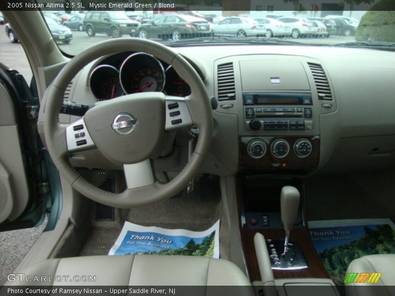 Mystic Emerald Green / Blond 2005 Nissan Altima 2.5 SL