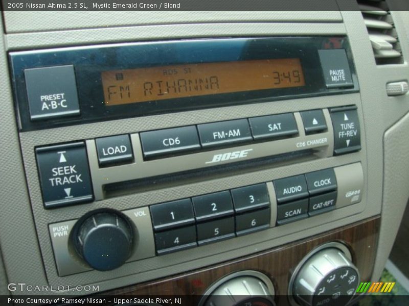 Mystic Emerald Green / Blond 2005 Nissan Altima 2.5 SL