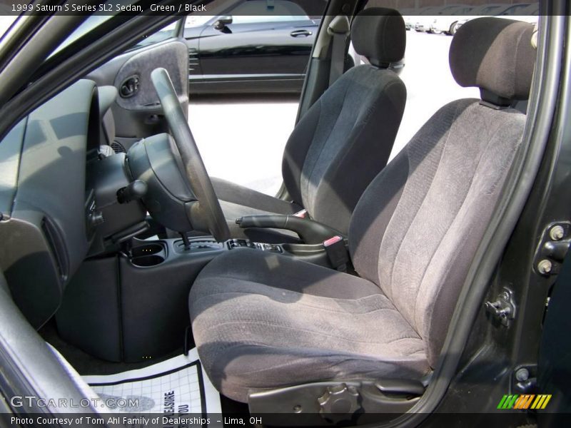 Green / Black 1999 Saturn S Series SL2 Sedan