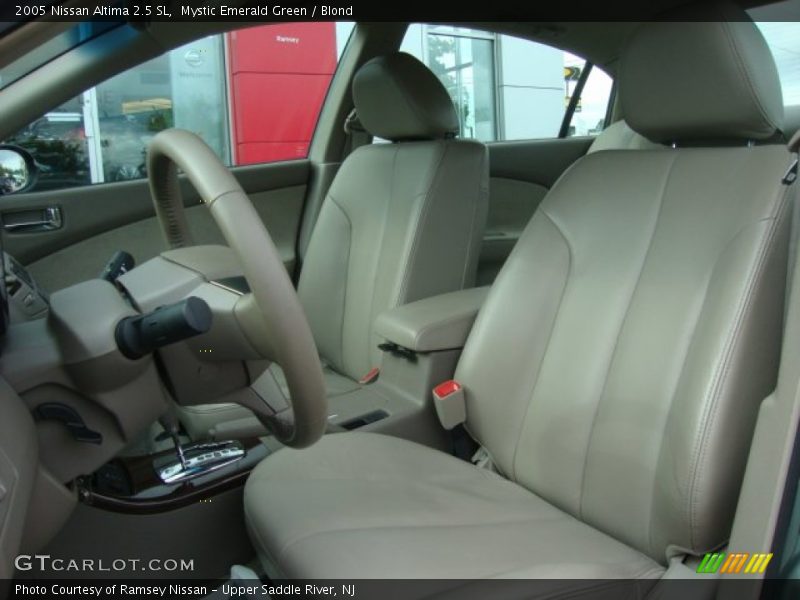 Mystic Emerald Green / Blond 2005 Nissan Altima 2.5 SL