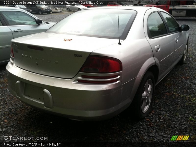 Ice Silver Pearlcoat / Dark Slate Gray 2004 Dodge Stratus SXT Sedan