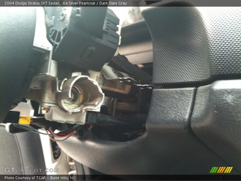 Ice Silver Pearlcoat / Dark Slate Gray 2004 Dodge Stratus SXT Sedan