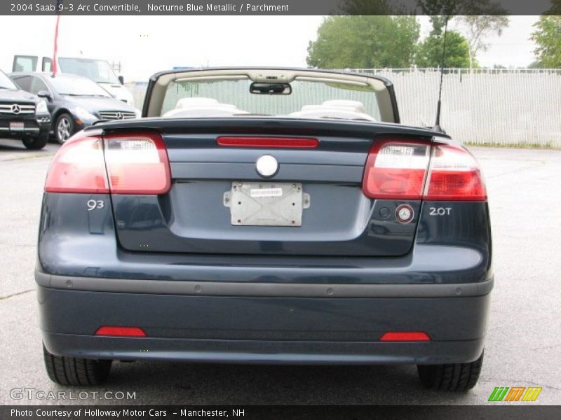 Nocturne Blue Metallic / Parchment 2004 Saab 9-3 Arc Convertible