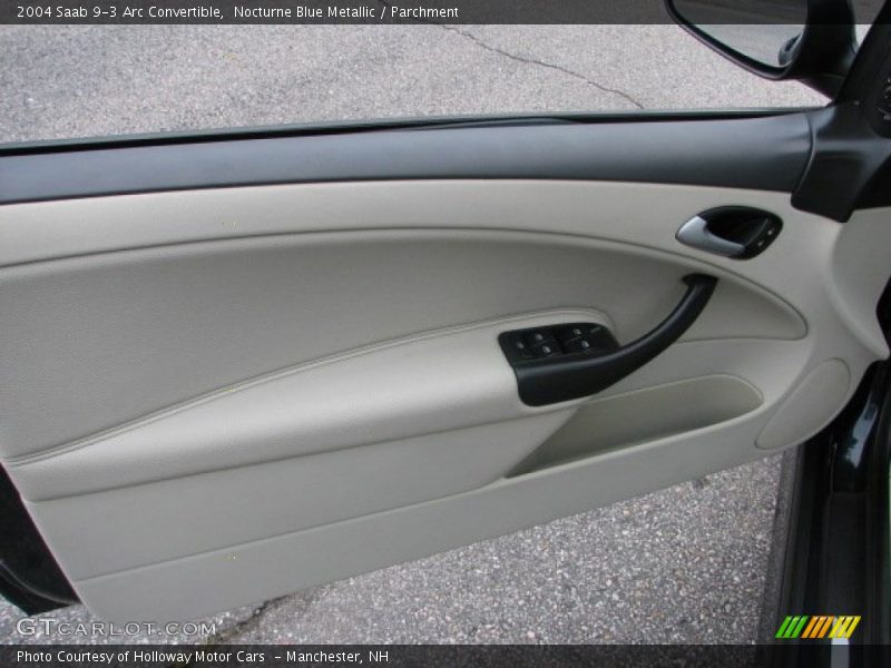 Nocturne Blue Metallic / Parchment 2004 Saab 9-3 Arc Convertible