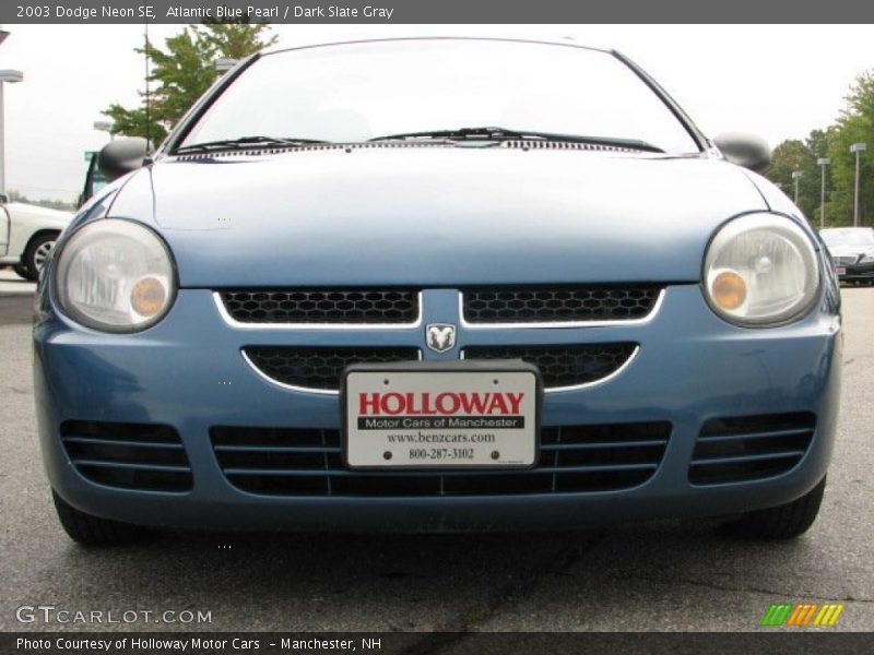 Atlantic Blue Pearl / Dark Slate Gray 2003 Dodge Neon SE